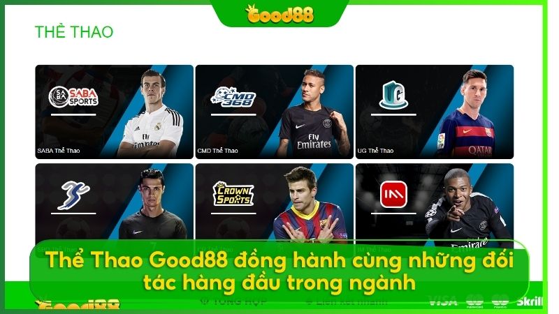 Các nhà phát hành hàng đầu thế giới đều mong muốn hợp tác cùng Thể Thao Good88