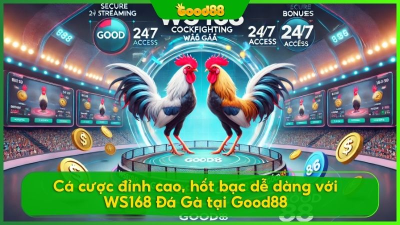 Cá cược đỉnh cao, hốt bạc dễ dàng với WS168 Đá Gà tại Good88