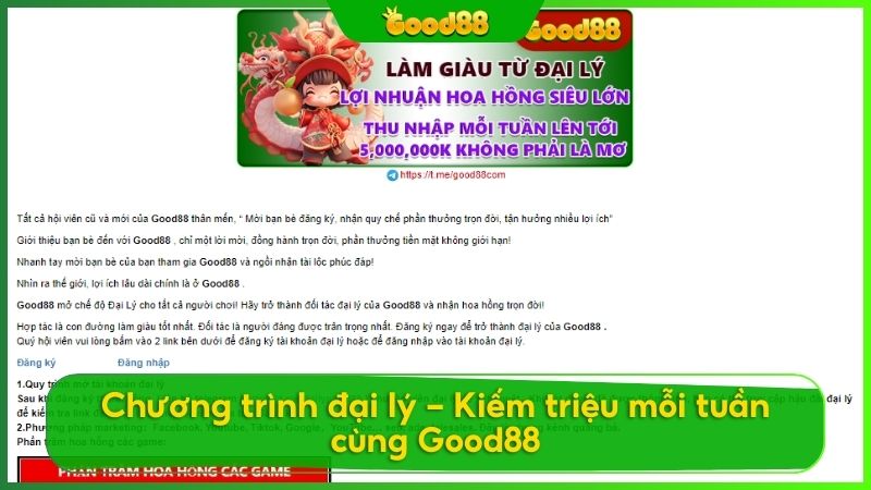 Làm giàu cùng chương trình đại lý với nhà cái