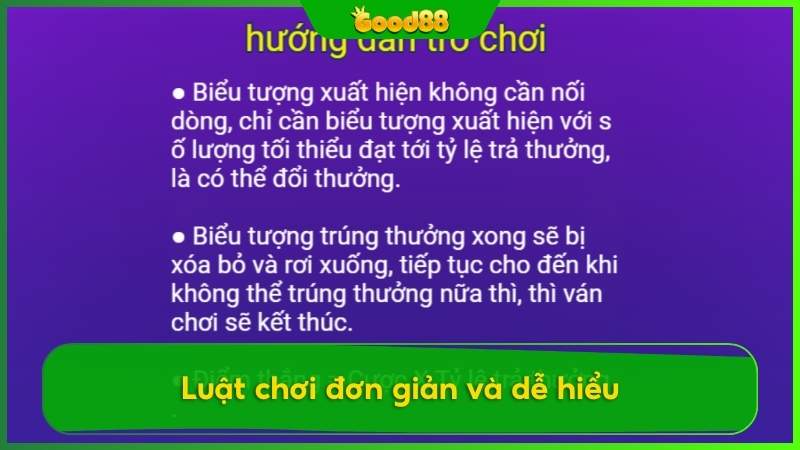 Luật chơi đơn giản và dễ hiểu