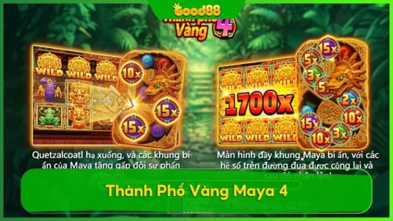 Cách chơi Thành Phố Vàng Maya 4 để chinh phục Jackpot khủng